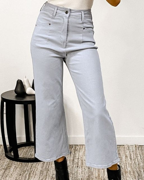 Paper Heart Vintage Flare Jeans - Light Blue