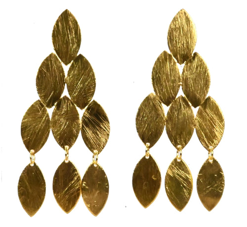Euro Gold Drop Earrings | Melanie Woods