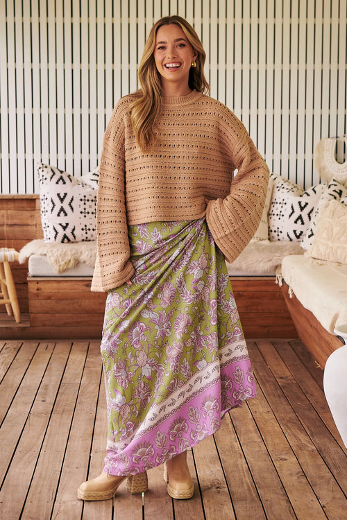 Jaase Reeva Maxi Skirt | Kaffir Print