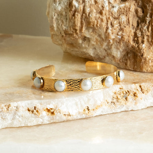 AMIPA MULTI STONE CUFF BRACELET