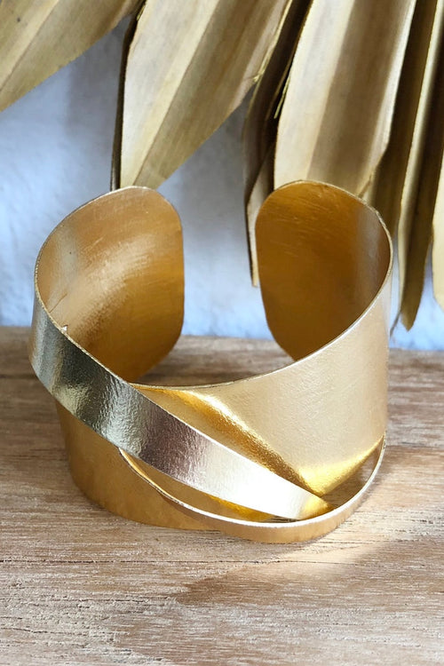 ERIS BRACELET CUFF - GOLD