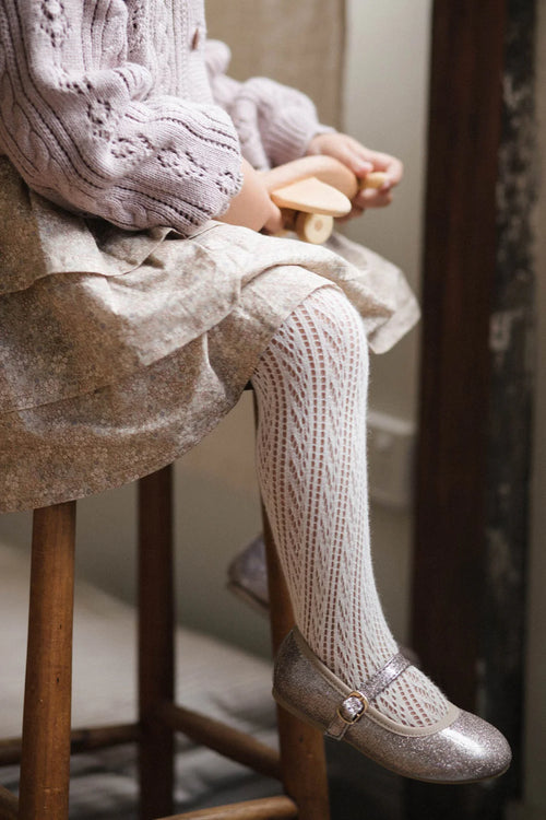 JAMIE KAY | Maeve Weave Tights - Rosewater