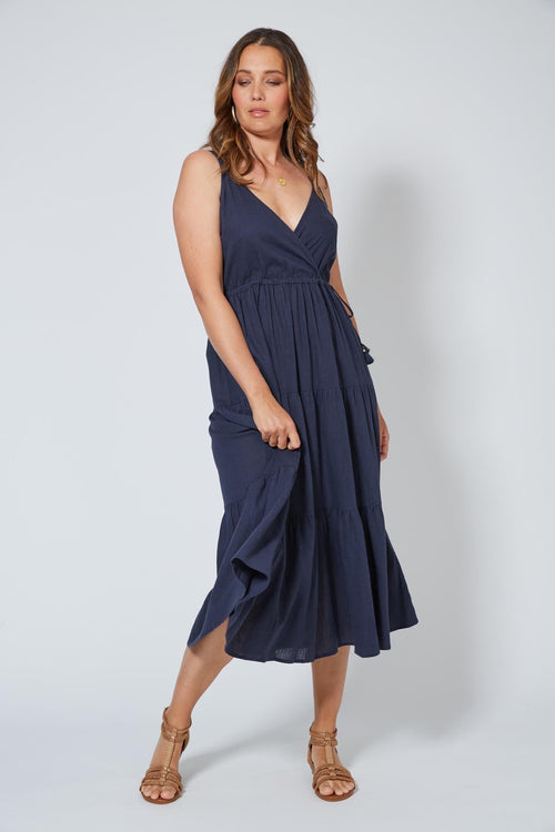 Isle of Mine | Makana Maxi Dress - Indigo