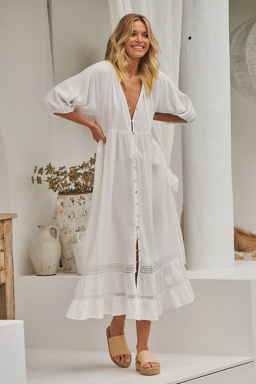 JAASE NAYA MIDI - WHITE QUINCY